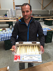Wolfgang Tyroller vom  Spargelhof Tyroller in Högenau in Schrobenhausen (©Foto:  Martin Schmitz)